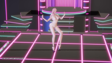 [MMD] KARA – CUPID Seraphine Sexy Striptease 4K League of Legends KDA Korean Dance