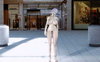[mmd] Korean Beauty Robot Queencard Big Tits Shake Pussy Exposed